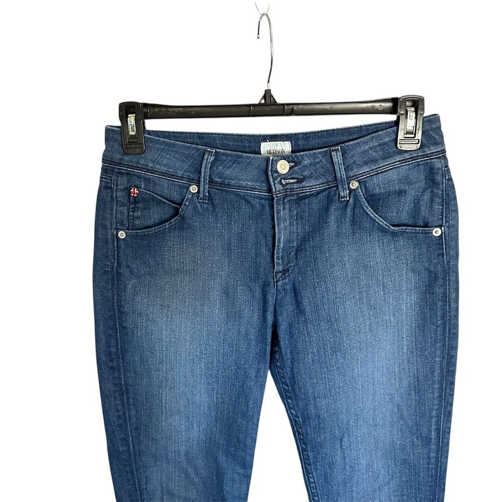 Hudson Women's Collin Flap Skinny Ankle Jeans Size 29 Blue Medium Wash‎ - Picture 4 of 13